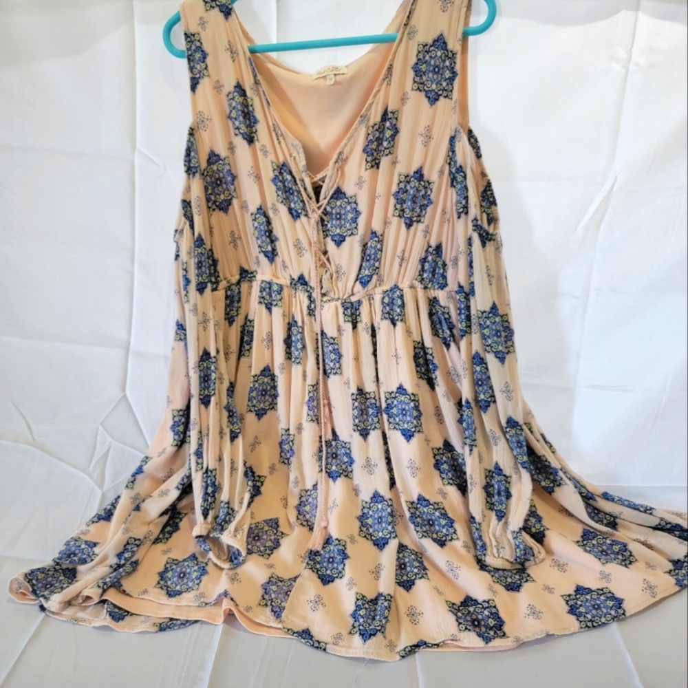 RED CAMEL PLUS cold shoulder dress